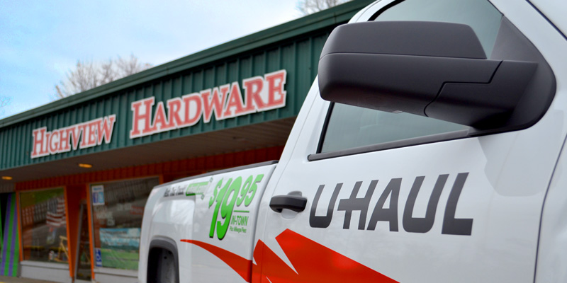 highview hardware uhaul rentals